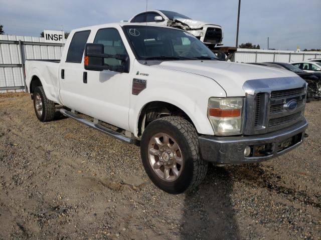 1FTWW31RX8EA25574 - 2008 FORD F350 SRW SUPER DUTY WHITE photo 4