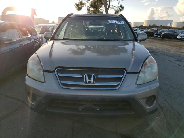 JHLRD78945C052165 - 2005 HONDA CR-V SE TAN photo 5