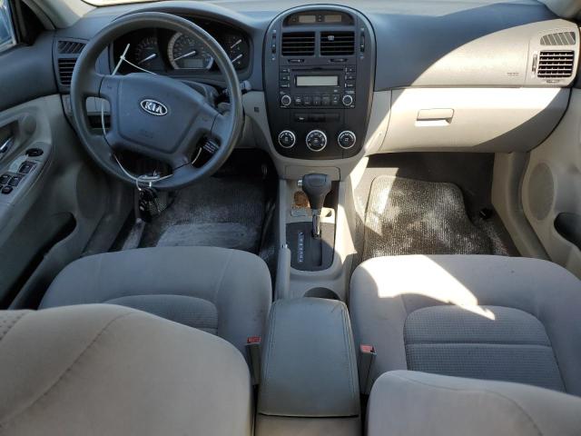 KNAFE121475450509 - 2007 KIA SPECTRA EX GRAY photo 8