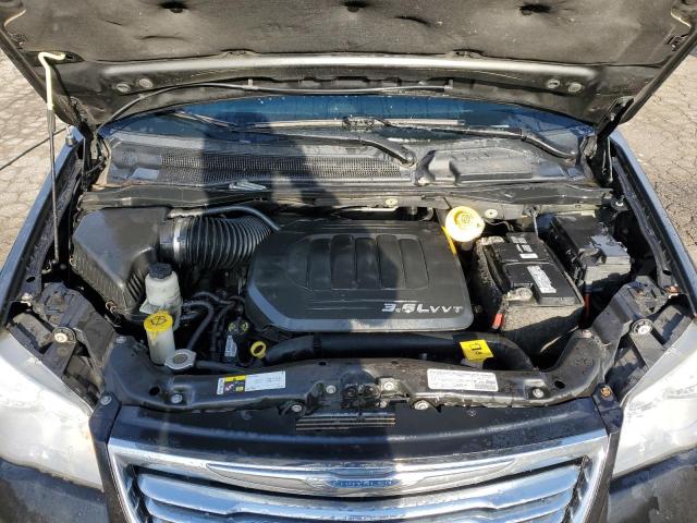 2C4RC1CG2ER133384 - 2014 CHRYSLER TOWN & COU TOURING L BLACK photo 12
