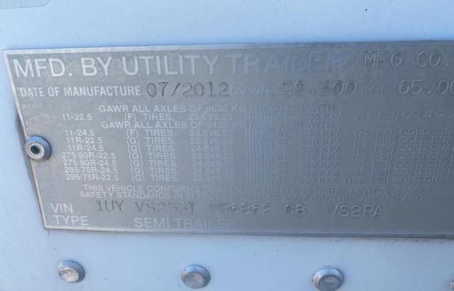 1UYVS2531DM686208 - 2013 UTILITY REEFER 53 WHITE photo 10