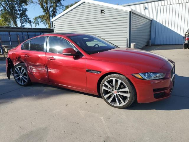 SAJAE4BGXHA964166 - 2017 JAGUAR XE PRESTIGE RED photo 4