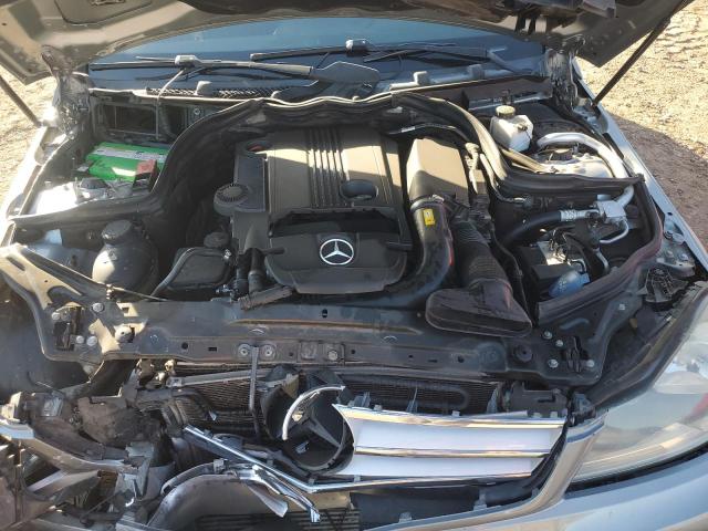 WDDGF4HB3DR301251 - 2013 MERCEDES-BENZ C 250 GRAY photo 11