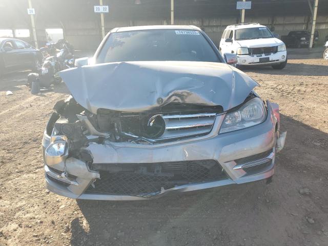 WDDGF4HB3DR301251 - 2013 MERCEDES-BENZ C 250 GRAY photo 5