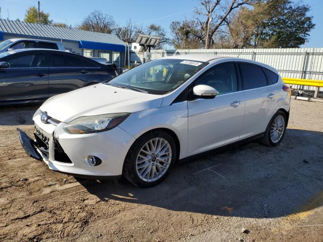 1FADP3N20EL300397 - 2014 FORD FOCUS TITANIUM WHITE photo 1