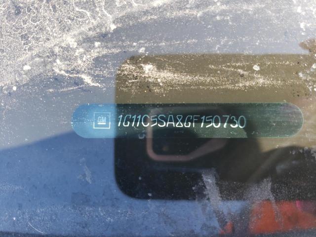 1G11C5SA8GF150730 - 2016 CHEVROLET MALIBU LIM LT 勃艮第红 照片 12