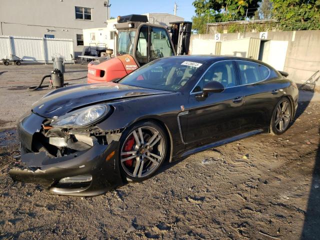 WP0AC2A79CL090190 - 2012 PORSCHE PANAMERA TURBO BLACK photo 1