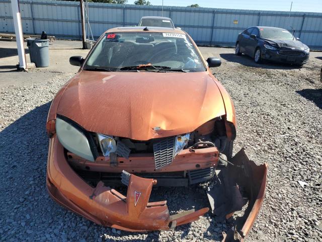 1G2JB12F247141479 - 2004 PONTIAC SUNFIRE ORANGE photo 5