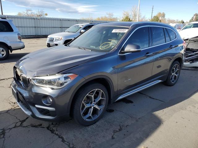 WBXHT3Z31H4A54040 - 2017 BMW X1 XDRIVE28I GRAY photo 1