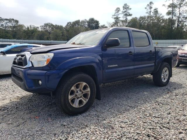 5TFJU4GN0EX056309 - 2014 TOYOTA TACOMA DOUBLE CAB PRERUNNER BLUE photo 1