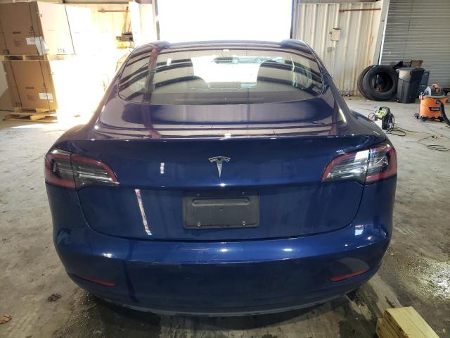 5YJ3E1EA9NF288728 - 2022 TESLA MODEL 3 BLUE photo 6