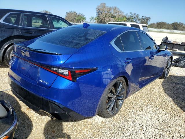 JTHGZ1B29M5043784 - 2021 LEXUS IS 350 F SPORT BLUE photo 3