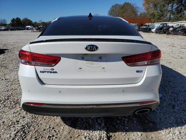 5XXGU4L39GG054762 - 2016 KIA OPTIMA EX WHITE photo 6