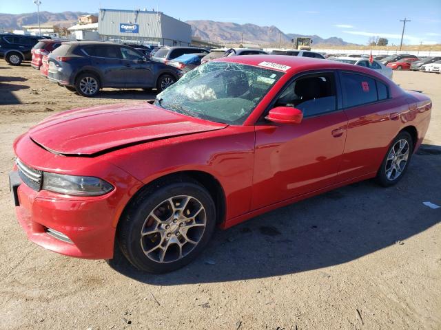 2C3CDXFG4FH779247 - 2015 DODGE CHARGER SE RED photo 1