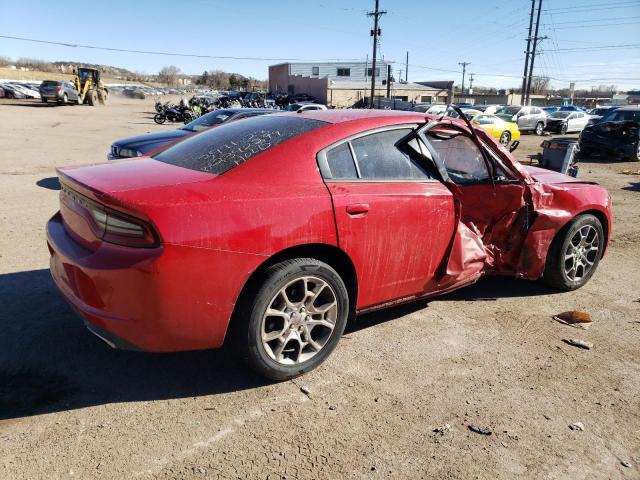 2C3CDXFG4FH779247 - 2015 DODGE CHARGER SE RED photo 3