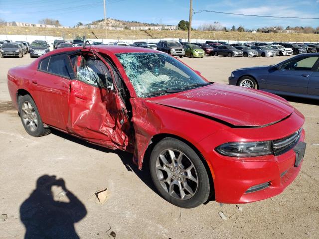 2C3CDXFG4FH779247 - 2015 DODGE CHARGER SE RED photo 4