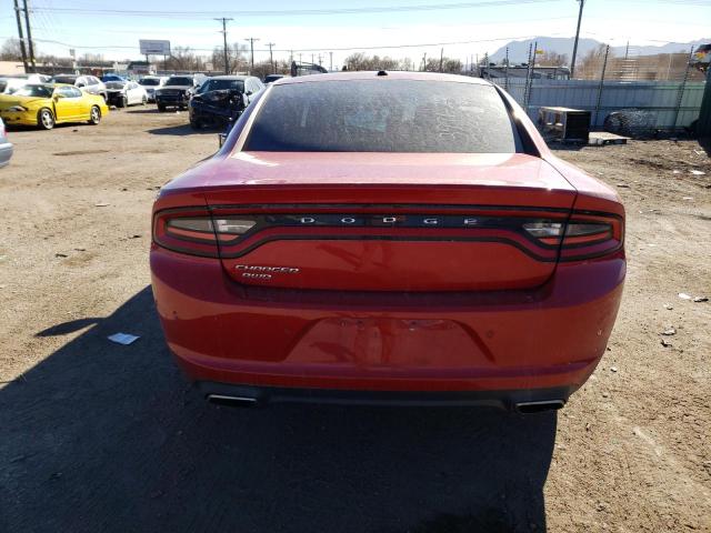 2C3CDXFG4FH779247 - 2015 DODGE CHARGER SE RED photo 6