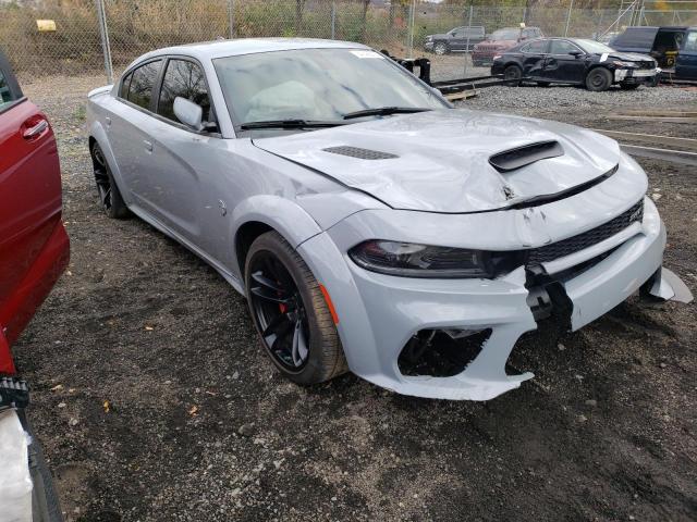 2C3CDXL90NH179698 - 2022 DODGE CHARGER SRT HELLCAT GRAY photo 4