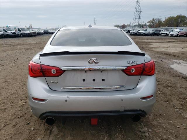 JN1BV7AR6FM403744 - 2015 INFINITI Q50 BASE SILVER photo 6