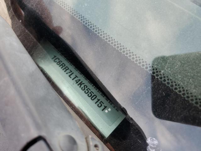 1C6RR7LT4KS550151 - 2019 RAM 1500 CLASS SLT ნაცრისფერი ფოტო 13