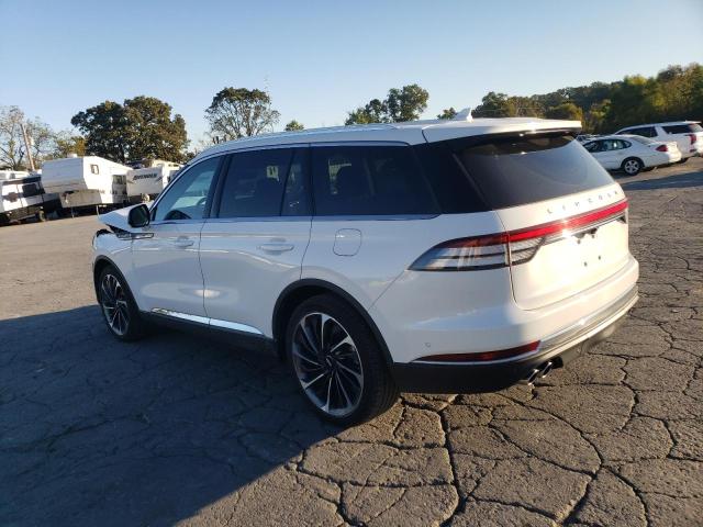 5LM5J7XC7MGL11958 - 2021 LINCOLN AVIATOR RESERVE WHITE photo 2