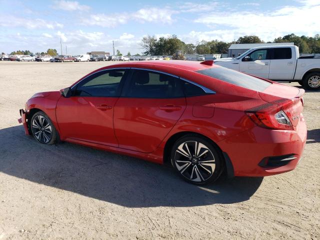 JHMFC1F83JX008010 - 2018 HONDA CIVIC EX RED photo 2