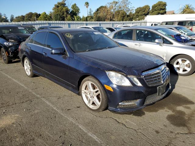 WDDHF9BB9DA672133 - 2013 MERCEDES-BENZ E 550 4MATIC BLUE photo 4