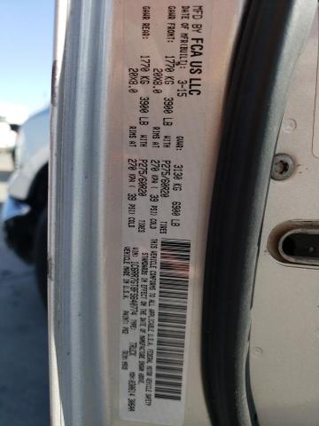 1C6RR7GT8FS640774 - 2015 RAM 1500 SLT SILVER photo 12