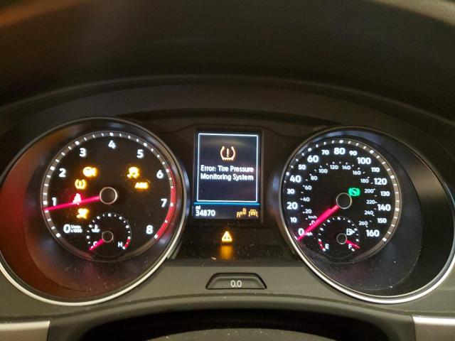 1V26E2CA0LC209266 - 2020 VOLKSWAGEN ATLAS CROS SE Черный фото 9