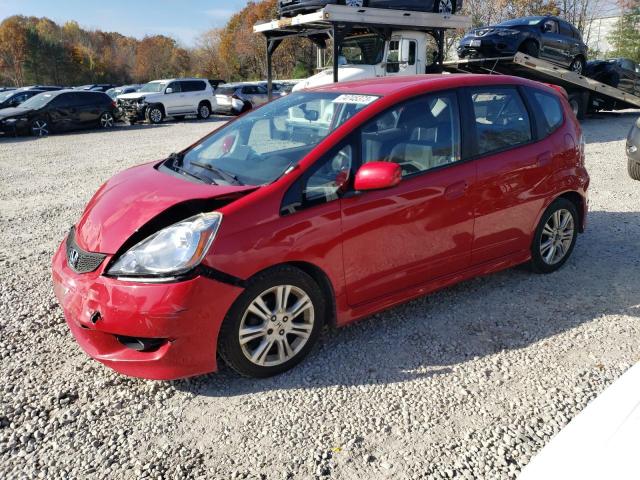 JHMGE884X9S052614 - 2009 HONDA FIT SPORT RED photo 1