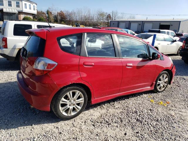 JHMGE884X9S052614 - 2009 HONDA FIT SPORT RED photo 3