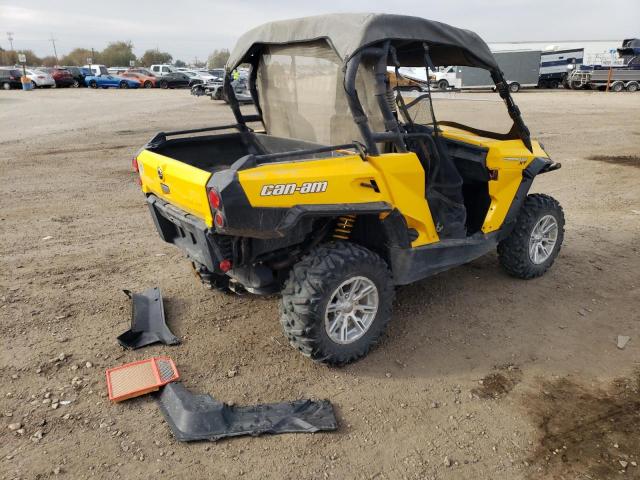 3JBKKCP11BJ002962 - 2011 CAN-AM COMMANDER 1000 XT YELLOW photo 4