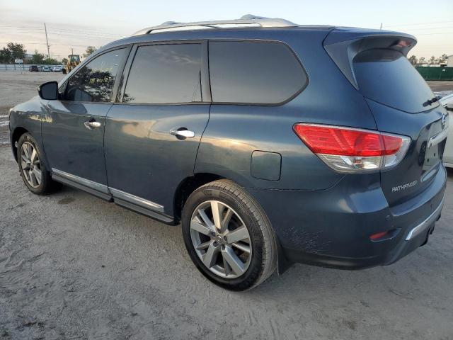 5N1AR2MNXDC683904 - 2013 NISSAN PATHFINDER S BLUE photo 2