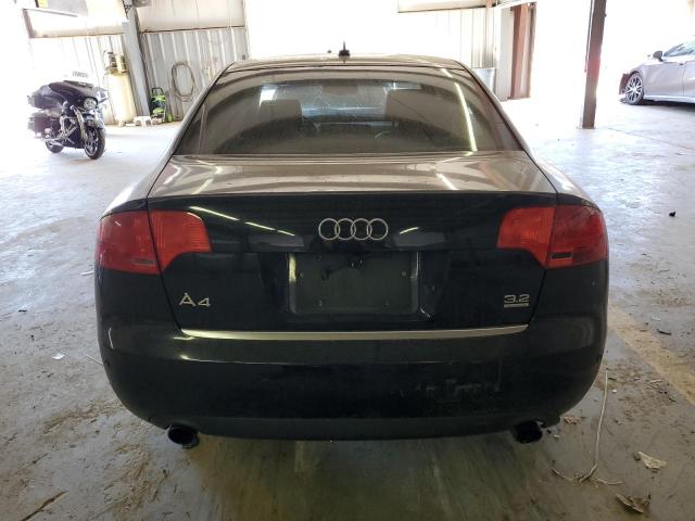 WAUDH78E57A032317 - 2007 AUDI A4 3.2 QUATTRO BLACK photo 6