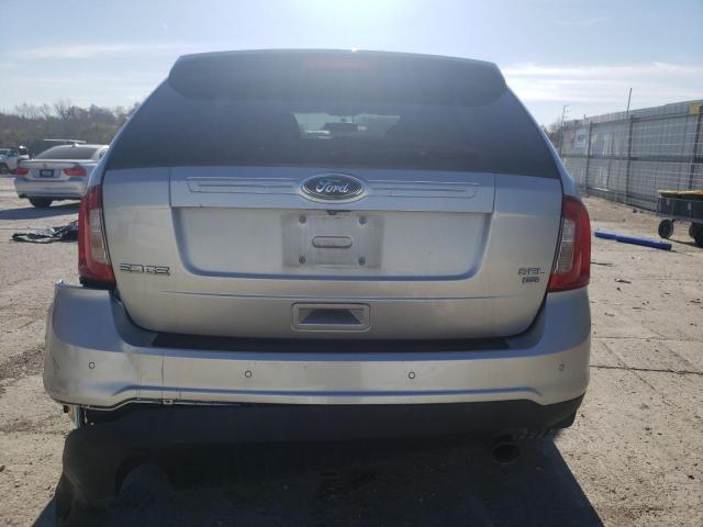 2FMDK4JC6EBA26177 - 2014 FORD EDGE SEL SILVER photo 6