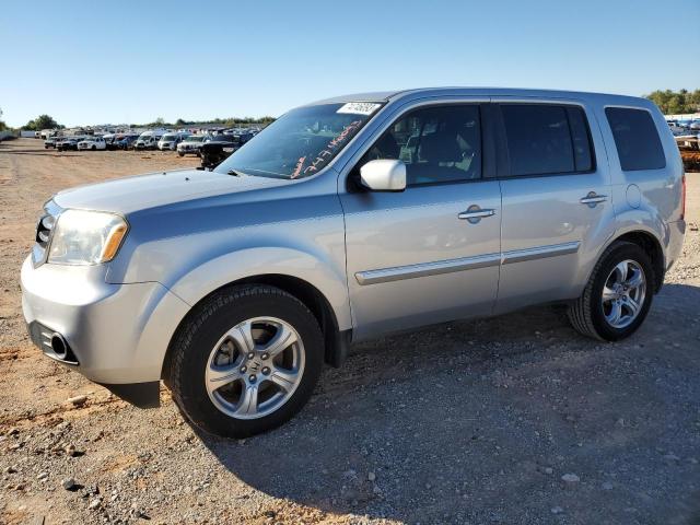 5FNYF3H53DB039823 - 2013 HONDA PILOT EXL SILVER photo 1