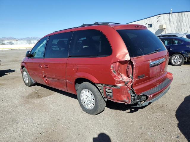 2C4GP44R85R124234 - 2005 CHRYSLER TOWN & COU LX RED photo 2