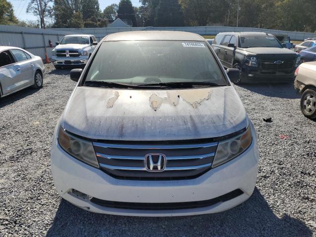 5FNRL5H2XCB049195 - 2012 HONDA ODYSSEY LX WHITE photo 5