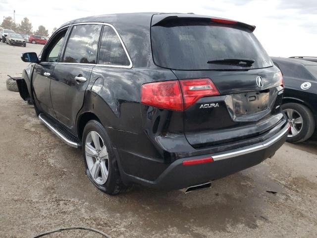 2HNYD2H25BH509986 - 2011 ACURA MDX BLACK photo 2