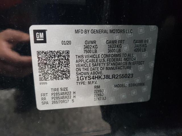 1GYS4HKJ8LR255023 - 2020 CADILLAC ESCALADE ESV LUXURY BLACK photo 13