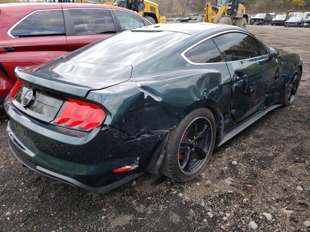 1FA6P8K07L5583102 - 2020 FORD MUSTANG BULLITT GREEN photo 3