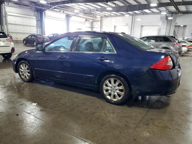 1HGCM66577A021330 - 2007 HONDA ACCORD EX BLUE photo 2