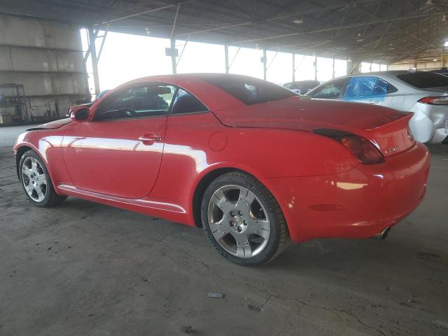 JTHFN48Y240053168 - 2004 LEXUS SC 430 RED photo 2