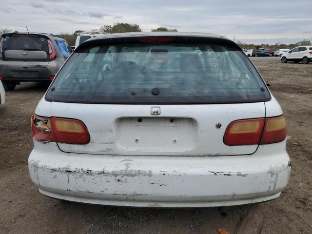 2HGEH2349NH521151 - 1992 HONDA CIVIC CX WHITE photo 6