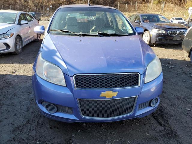 KL1TD66E19B391269 - 2009 CHEVROLET AVEO LS BLUE photo 5