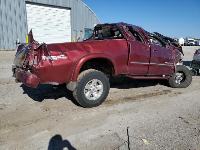 5TBBT48184S447756 - 2004 TOYOTA TUNDRA ACCESS CAB LIMITED RED photo 3