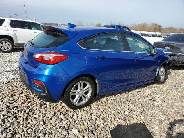 3G1BE6SM8HS540139 - 2017 CHEVROLET CRUZE LT BLUE photo 3