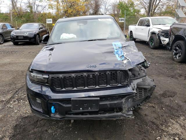 1C4RJYC65N8757486 - 2022 JEEP GRAND CHER TRAILHAWK 4XE BLUE photo 5