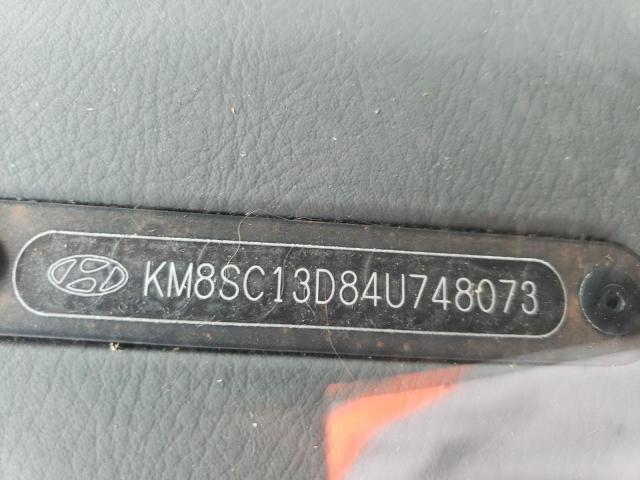 KM8SC13D84U748073 - 2004 HYUNDAI SANTA FE GLS BLUE photo 12