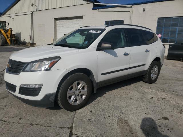 1GNKRFED5GJ301727 - 2016 CHEVROLET TRAVERSE LS WHITE photo 1